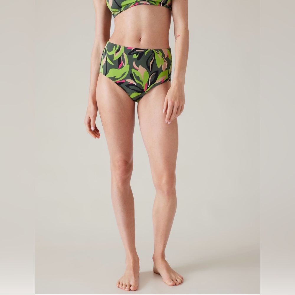NWT-Athleta High Waist Swim Bottom, Large